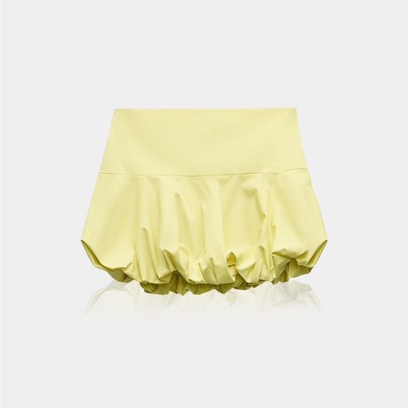 Zara Dresses & Skirts - ZARA neon green bubble skirt